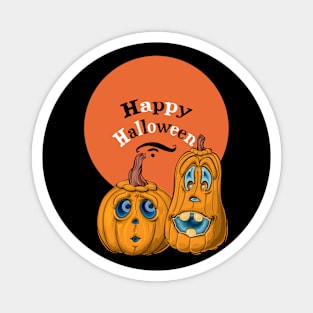 Happy Halloween Pumpkins Magnet